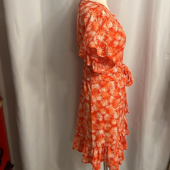 MICHAEL KORTS WOMEN PALM RUFLE  SLEEVE - Picture 7 of 8